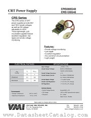 CRS080G40 datasheet pdf Voltage Multipliers