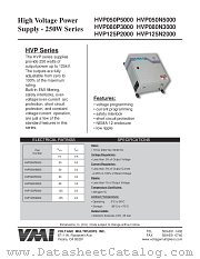 HVP125P2000 datasheet pdf Voltage Multipliers
