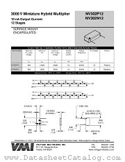 NV302P12 datasheet pdf Voltage Multipliers
