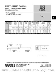 X100FG datasheet pdf Voltage Multipliers