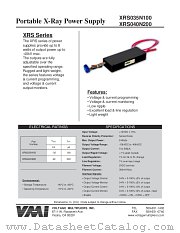 XRS035N100 datasheet pdf Voltage Multipliers
