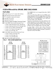 EDI88512LPA20N36B datasheet pdf White Electronic Designs