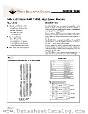 EDI8F321024C20MMC datasheet pdf White Electronic Designs