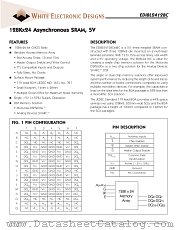 EDI8L24128C12BC datasheet pdf White Electronic Designs