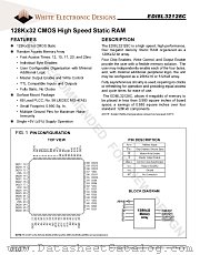 EDI8L32128C17AI datasheet pdf White Electronic Designs