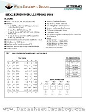 WE128K32P-140G1UI datasheet pdf White Electronic Designs