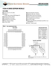 WE512K16-200G4IA datasheet pdf White Electronic Designs