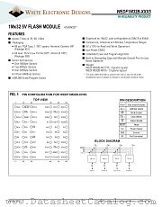 WEDF1M32B-120HM5 datasheet pdf White Electronic Designs