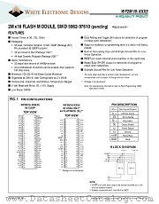WF2M16W-120DLC5 datasheet pdf White Electronic Designs