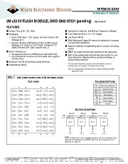 WF2M32U-120G2UM5 datasheet pdf White Electronic Designs