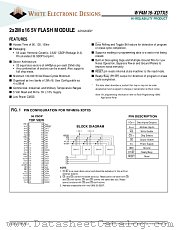 WF4M16-120DTM5A datasheet pdf White Electronic Designs