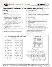 WF4M32-120G2TM5 datasheet pdf White Electronic Designs