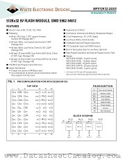 WF512K32N-100G2UI5A datasheet pdf White Electronic Designs