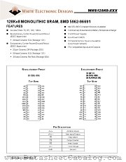 WMS128K8L-85CI datasheet pdf White Electronic Designs