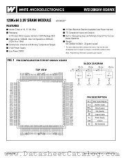 WS128K64V-25G4WI datasheet pdf White Electronic Designs