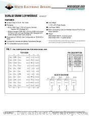 WS512K32NV-120G2TCA datasheet pdf White Electronic Designs