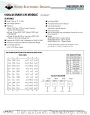 WS512K32NV-15G1UCA datasheet pdf White Electronic Designs