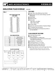 WSF256K8-72CMA datasheet pdf White Electronic Designs