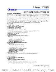W78C_E354P datasheet pdf Winbond Electronics