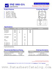 SMJ1000-13A-PCB datasheet pdf WJ Communications