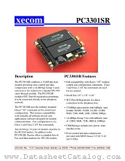 PC3301SR datasheet pdf XECOM