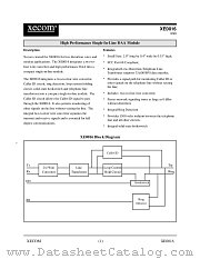 XE0016 datasheet pdf XECOM