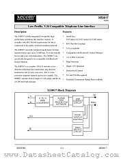 XE0017 datasheet pdf XECOM