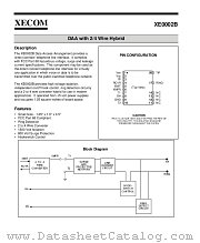 XE002B datasheet pdf XECOM