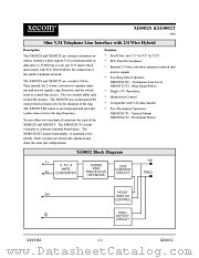 XE0052T2 datasheet pdf XECOM