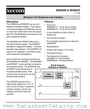 XE0055S2 datasheet pdf XECOM