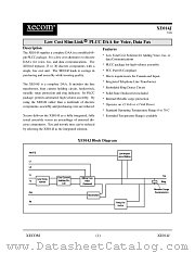 XE014J datasheet pdf XECOM