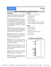 XE1080 datasheet pdf XECOM