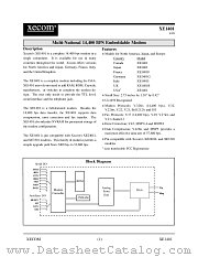 XE1401 datasheet pdf XECOM