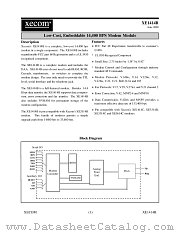 XE1414B datasheet pdf XECOM