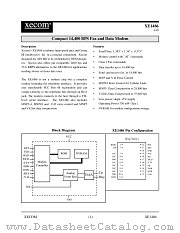 XE1486 datasheet pdf XECOM