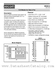 XE2814 datasheet pdf XECOM