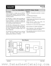 XE3314B datasheet pdf XECOM