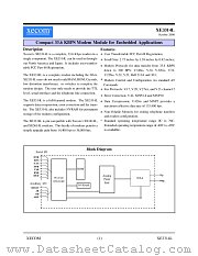 XE3314L datasheet pdf XECOM