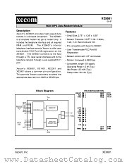 XE9601 datasheet pdf XECOM