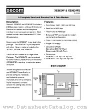 XE9624F datasheet pdf XECOM