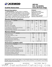 QPP-004 datasheet pdf XEMOD