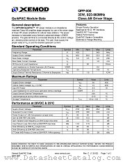 QPP-008 datasheet pdf XEMOD