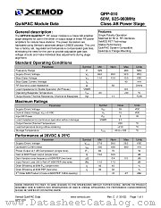 QPP-010 datasheet pdf XEMOD