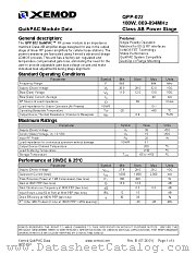 QPP-022 datasheet pdf XEMOD