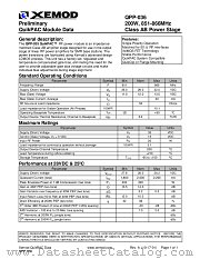 QPP-036 datasheet pdf XEMOD