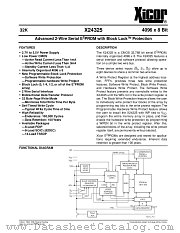 X24325SM-2,7 datasheet pdf Xicor