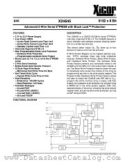 X24645P-2,7 datasheet pdf Xicor
