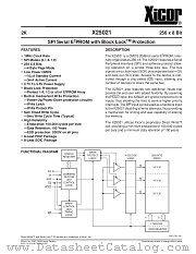 X25021S-2,7 datasheet pdf Xicor