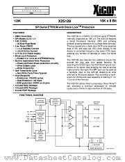 X25128SI-2,7 datasheet pdf Xicor