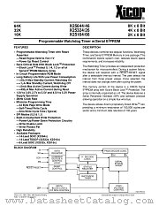X25644S8-2,7 datasheet pdf Xicor